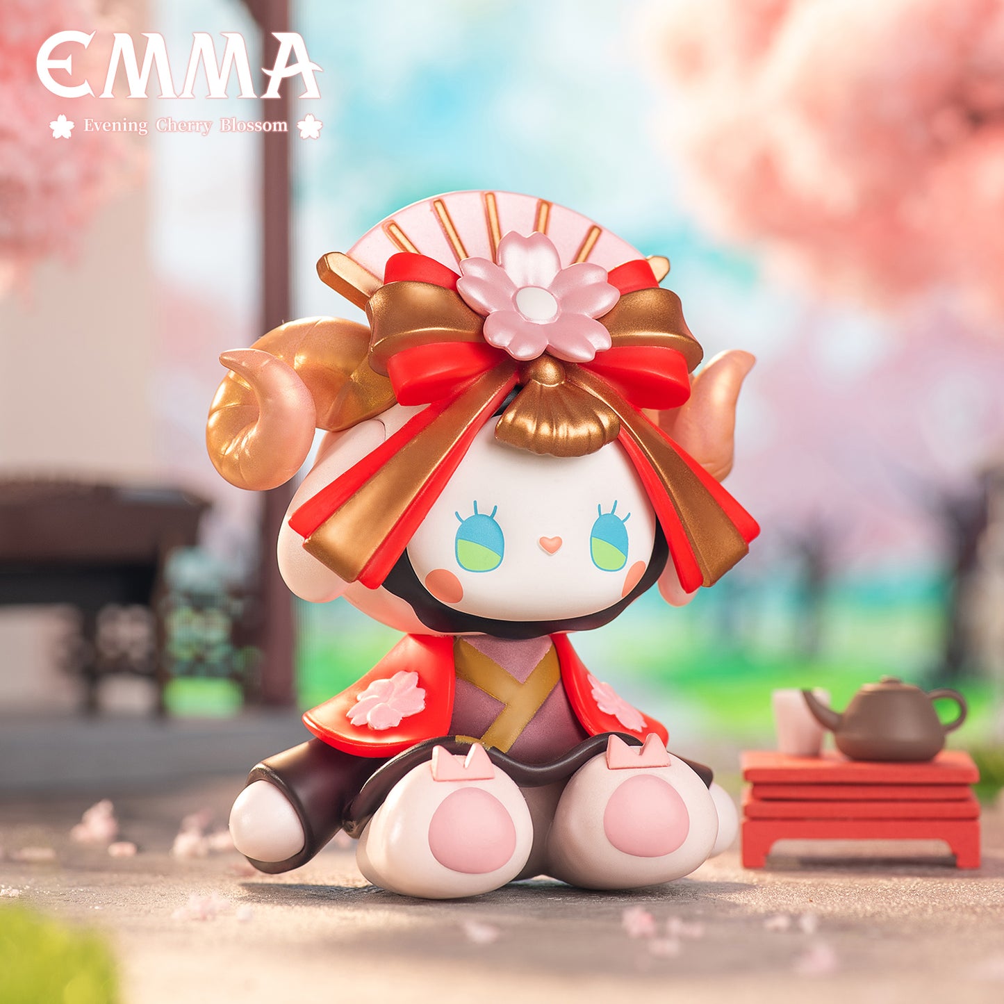 G4-EMMA Evening Cherry Blossom Collection Mysterious Character Blind Box (Set of 8)