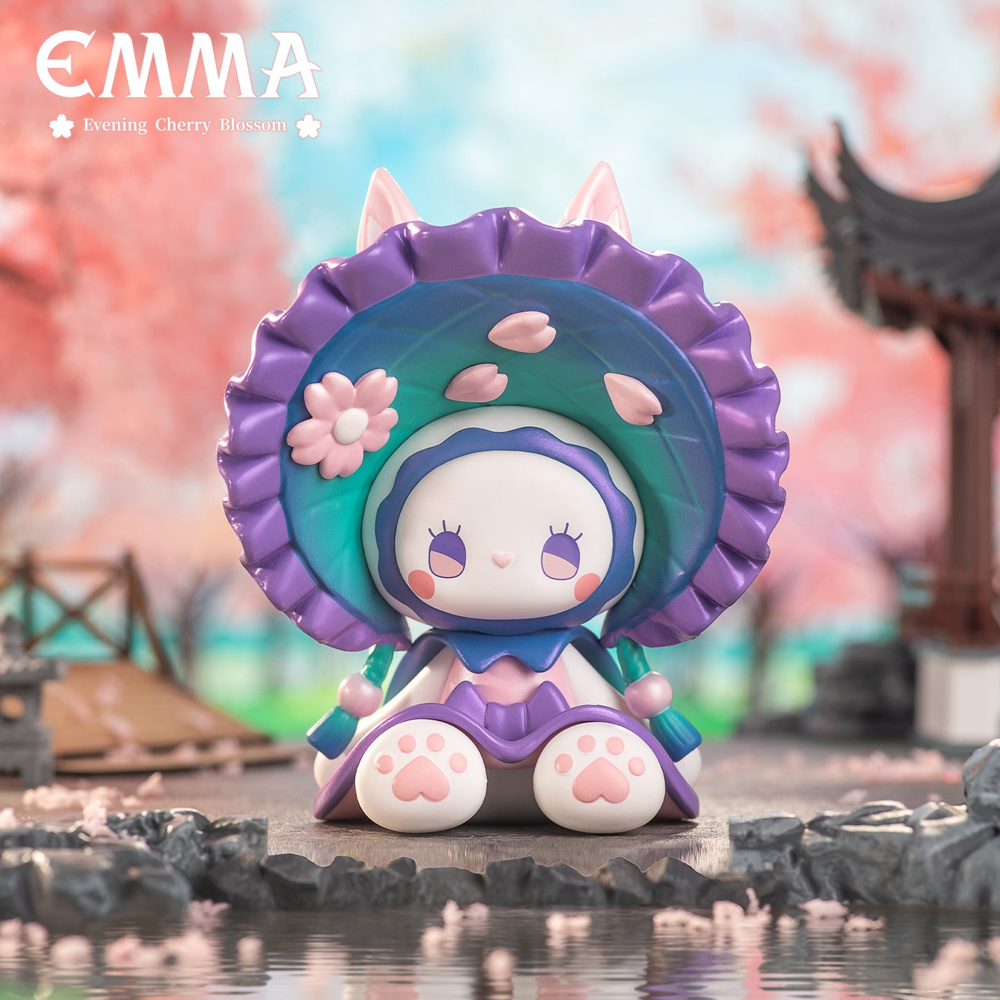 G4-EMMA Evening Cherry Blossom Collection Mysterious Character Blind Box (Set of 8)