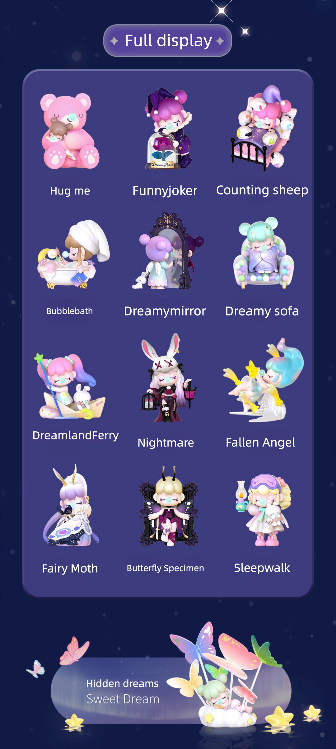 Rolife if come Nanci's dream series blind box (12 pieces per box)