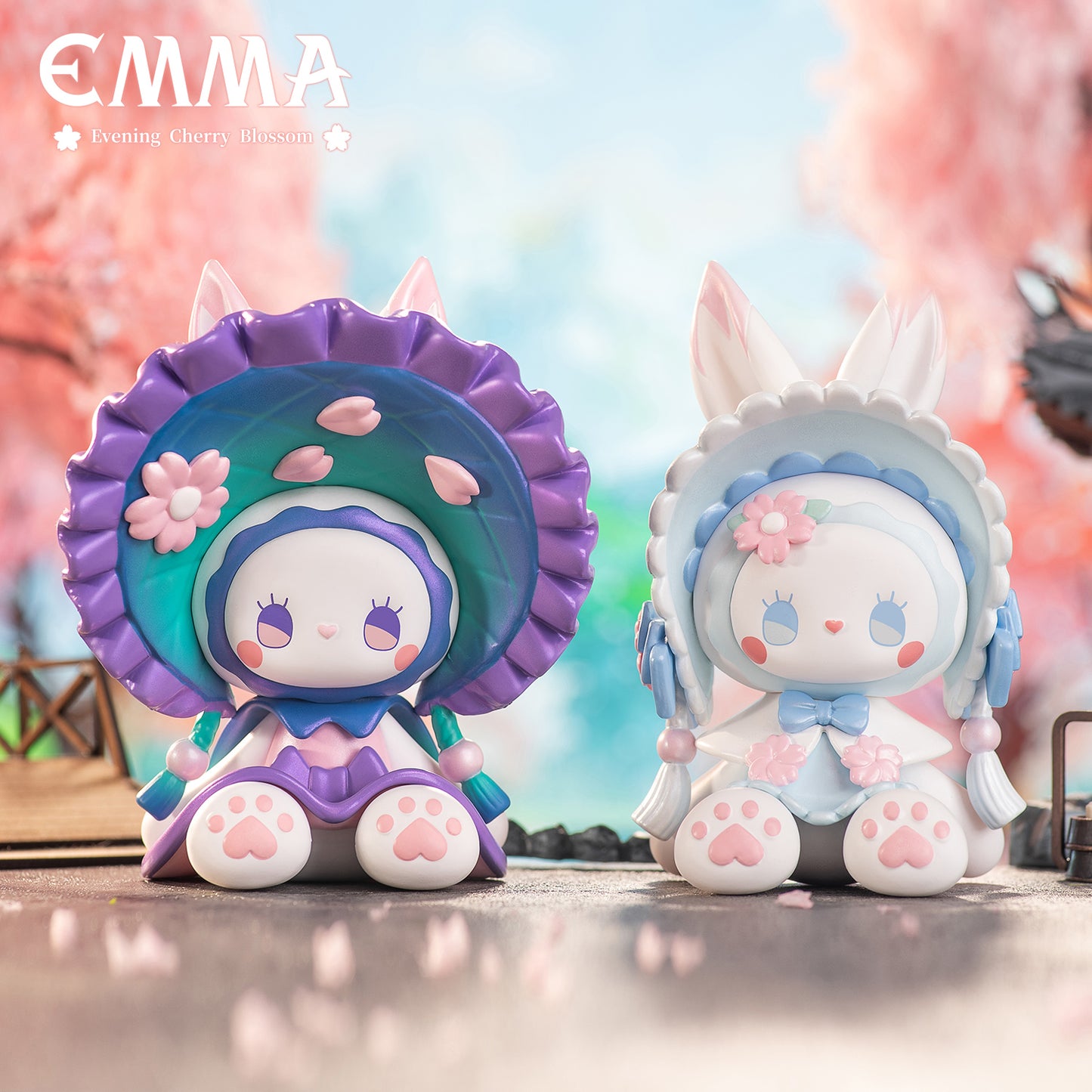 G4-EMMA Evening Cherry Blossom Collection Mysterious Character Blind Box (Set of 8)