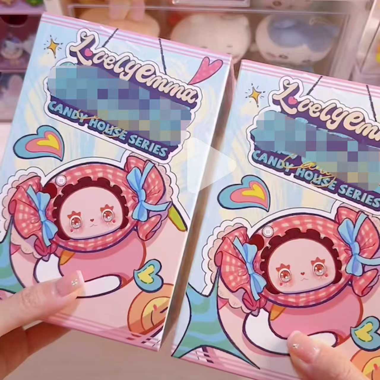 (2025new)EMMA Candy House Series Candy Fabric Small Bag Trendy Play (6 pieces per box)