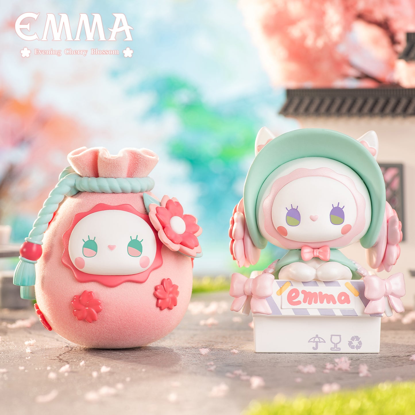 G4-EMMA Evening Cherry Blossom Collection Mysterious Character Blind Box (Set of 8)
