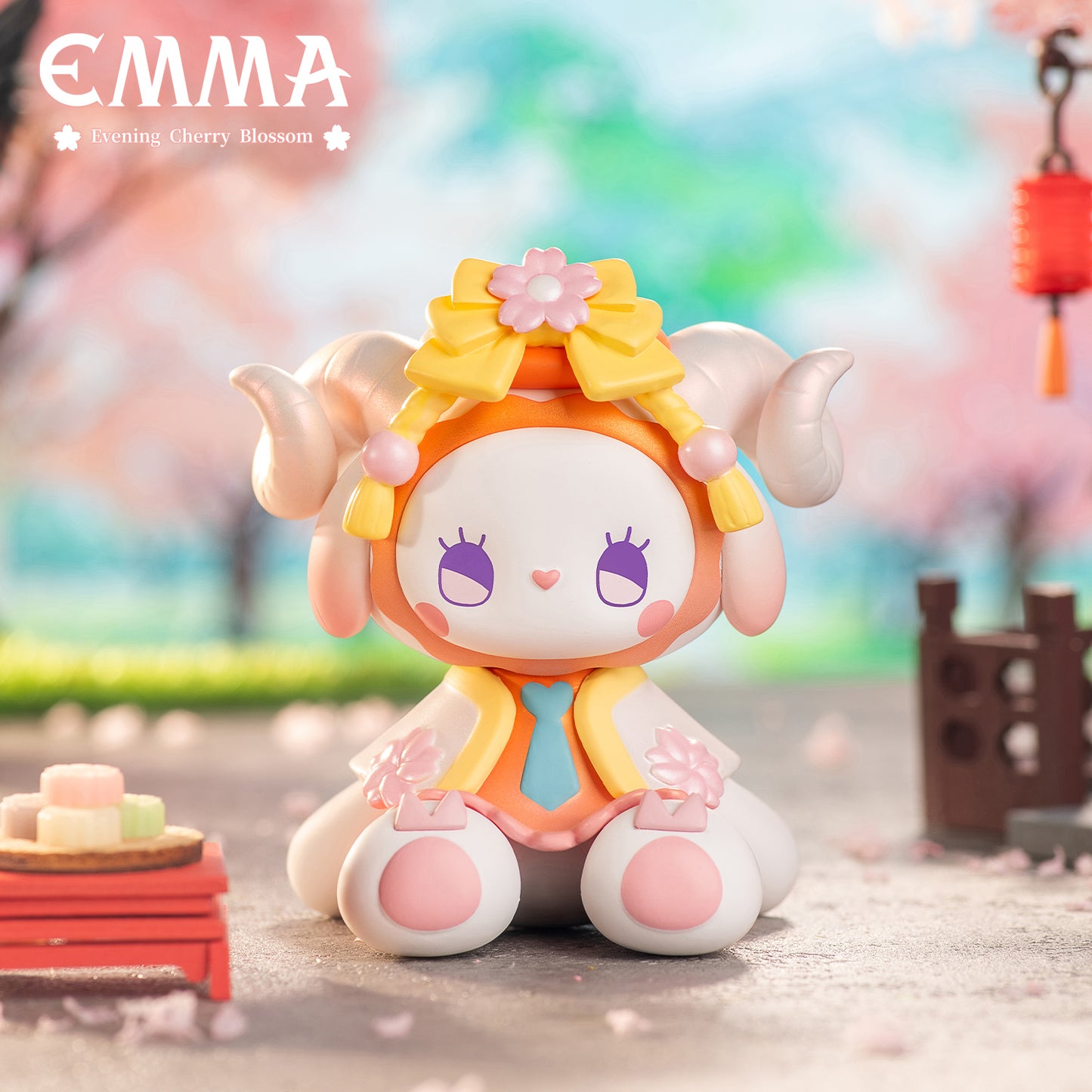 G4-EMMA Evening Cherry Blossom Collection Mysterious Character Blind Box (Set of 8)
