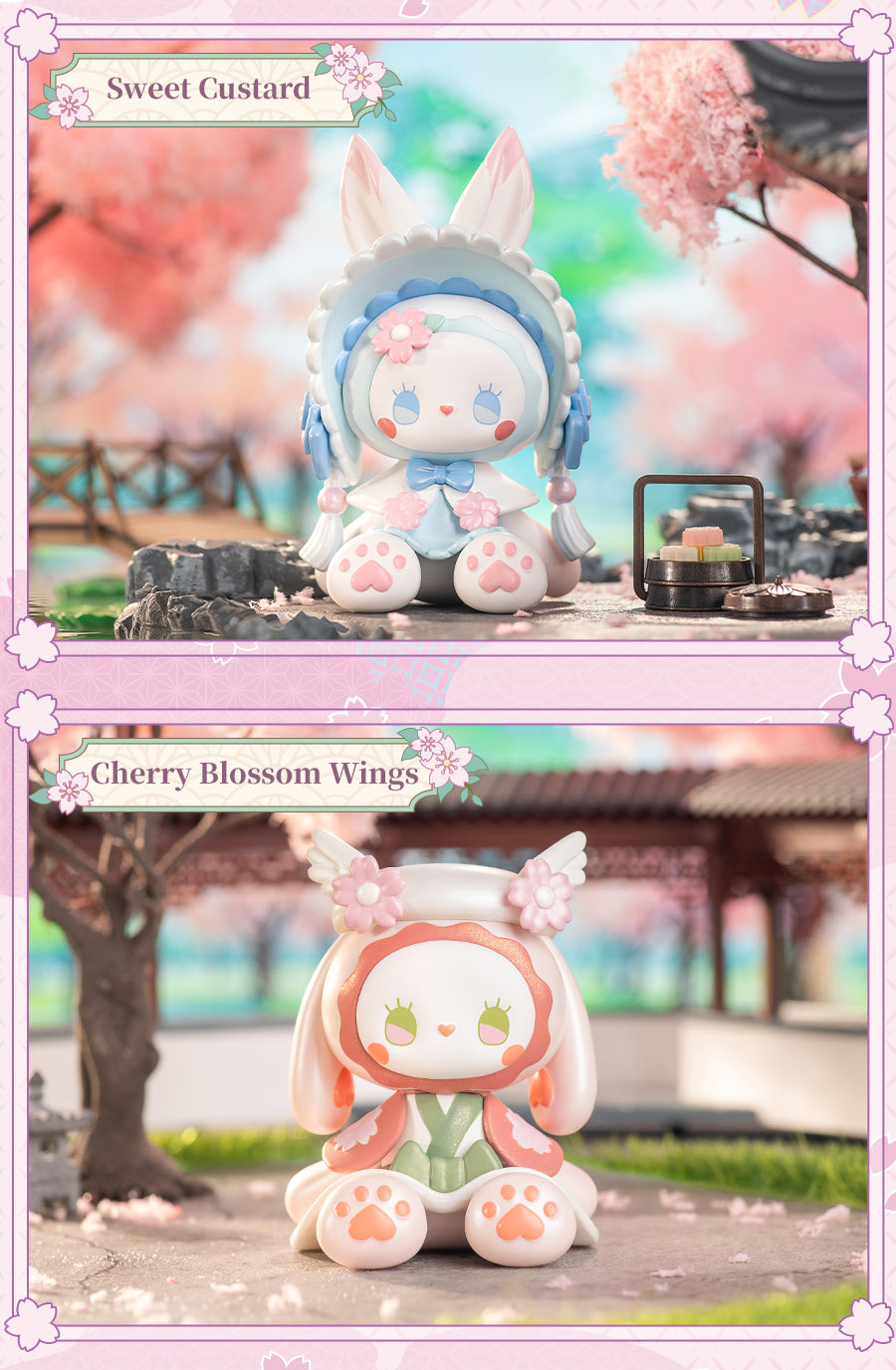 G4-EMMA Evening Cherry Blossom Collection Mysterious Character Blind Box (Set of 8)