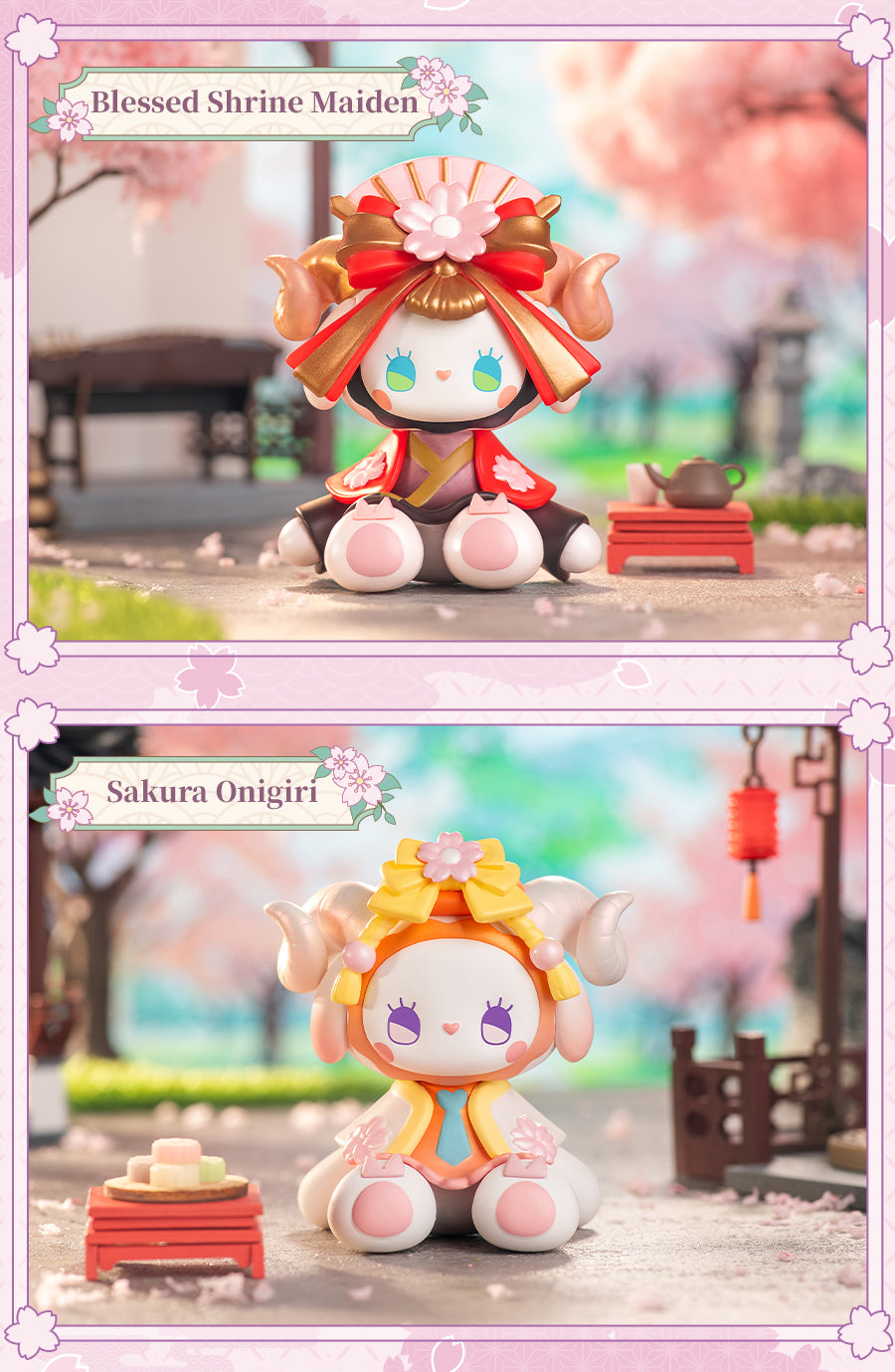 G4-EMMA Evening Cherry Blossom Collection Mysterious Character Blind Box (Set of 8)