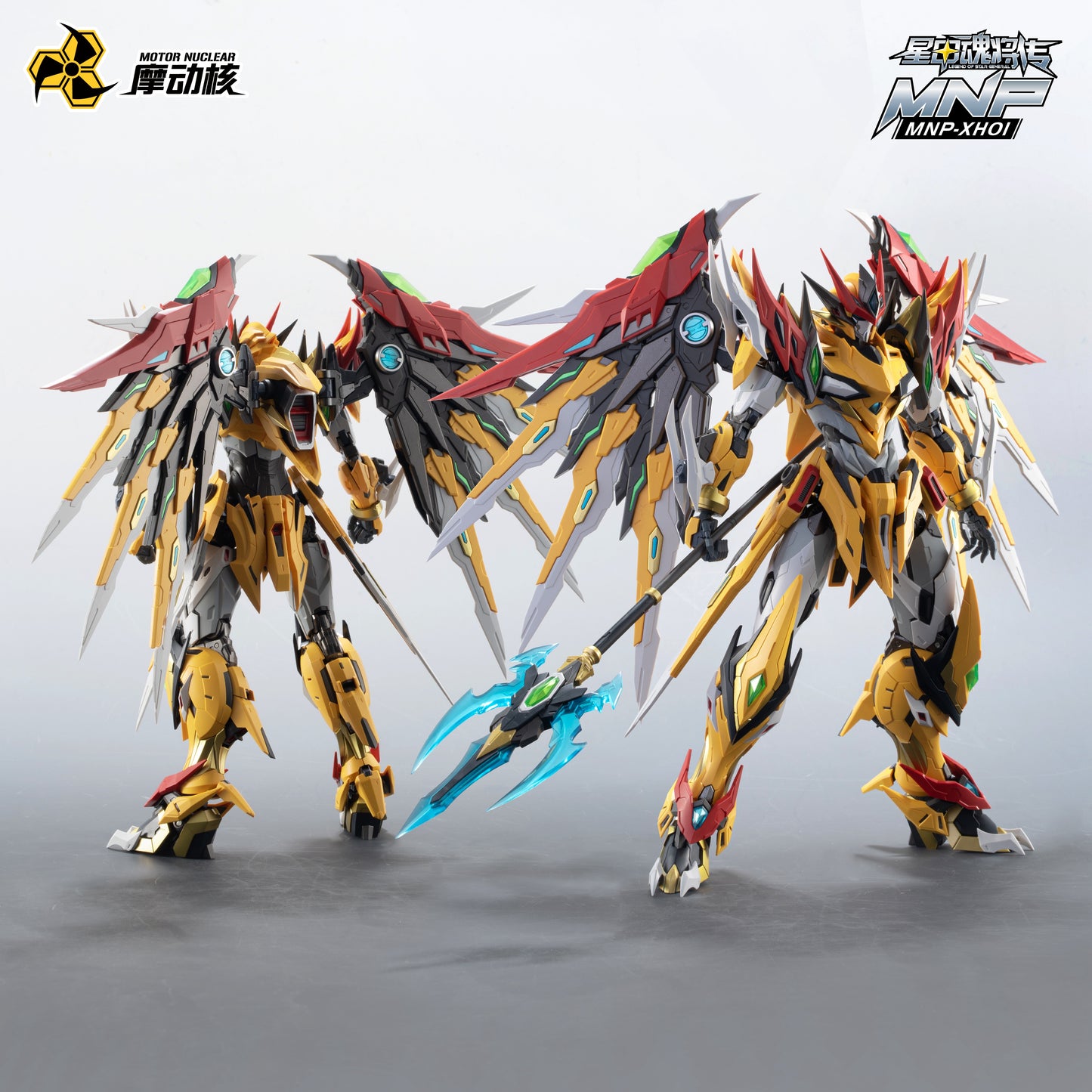 M2-Modonghe [Bai Qi] Star Armor Soul General Alloy Mecha Wings Collectible Figure（6 boxes per set）