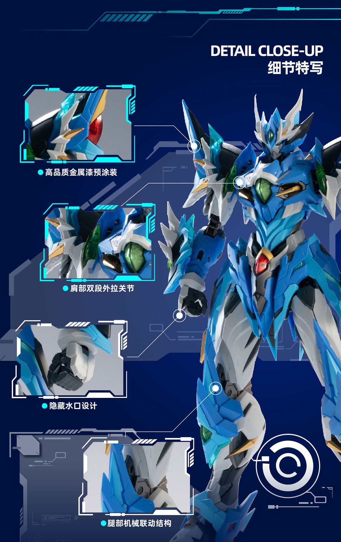 M1-Modong Core Ao Bing Alloy Mecha Collectible Figure（6 boxes per set）