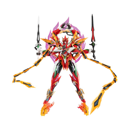 M4-Modonghe [Nezha] Six-Armed Alloy Skeleton Lotus Platform Multi-Weapon Collectible Mecha Model（6-piece set）
