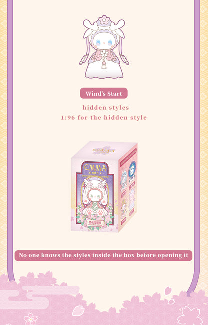 G4-EMMA Evening Cherry Blossom Collection Mysterious Character Blind Box (Set of 8)